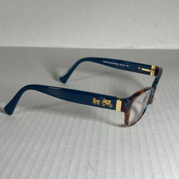Coach HC6078 Eyeglasses Frames Teal Confetti 52-16-135 Women - Picture 12 of 16